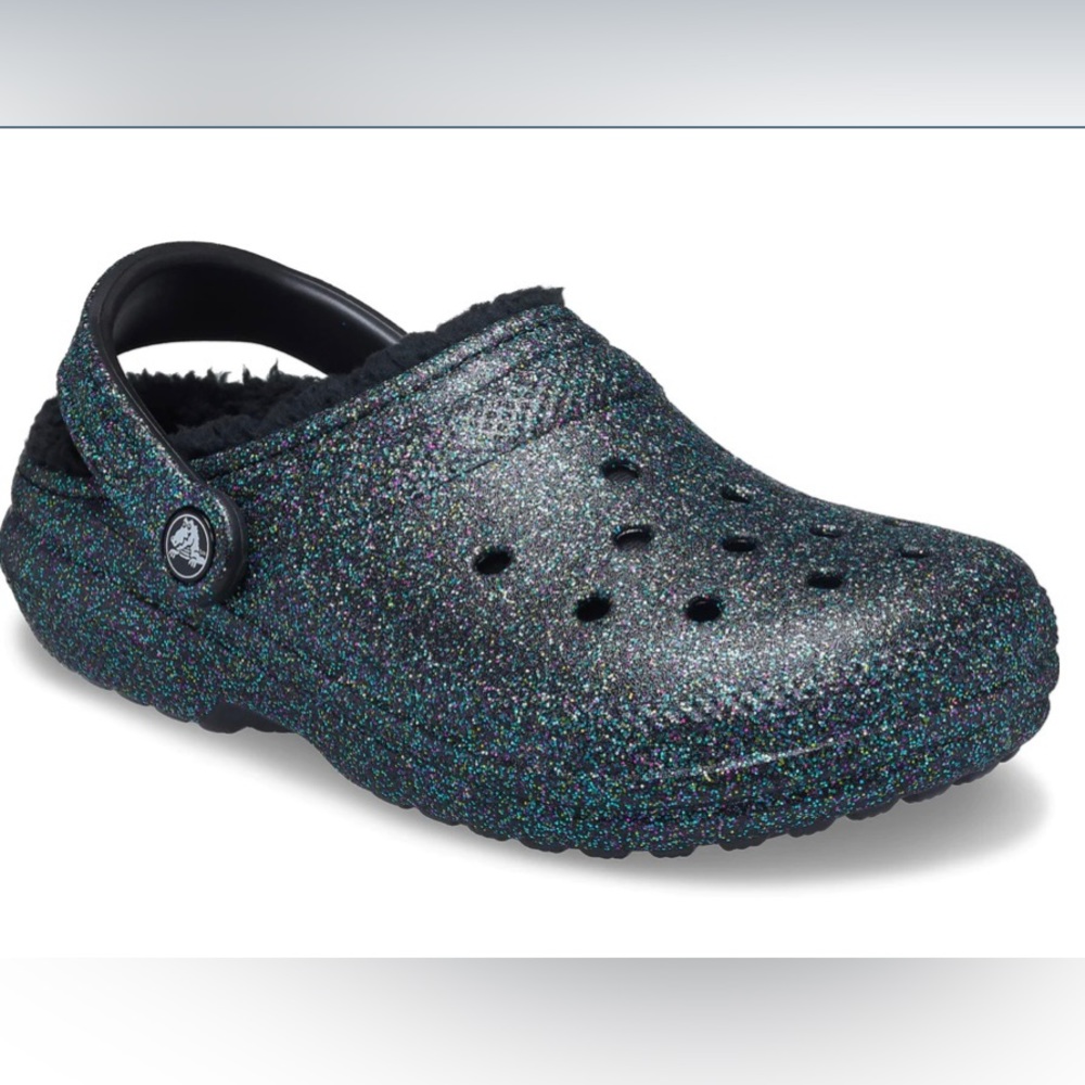 Classic Glitter Lined Clog Roomy Fit